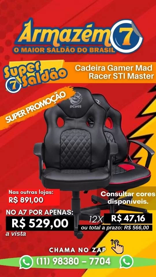 Cadeiras Gamers