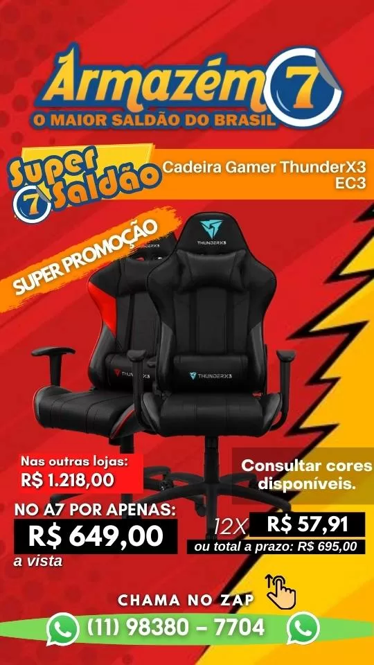 Cadeiras Gamers