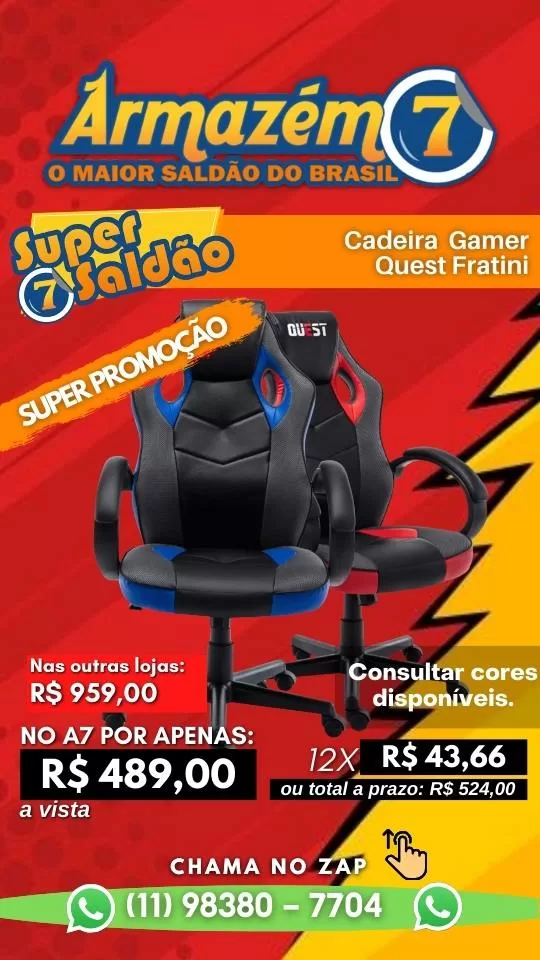 Cadeiras Gamers